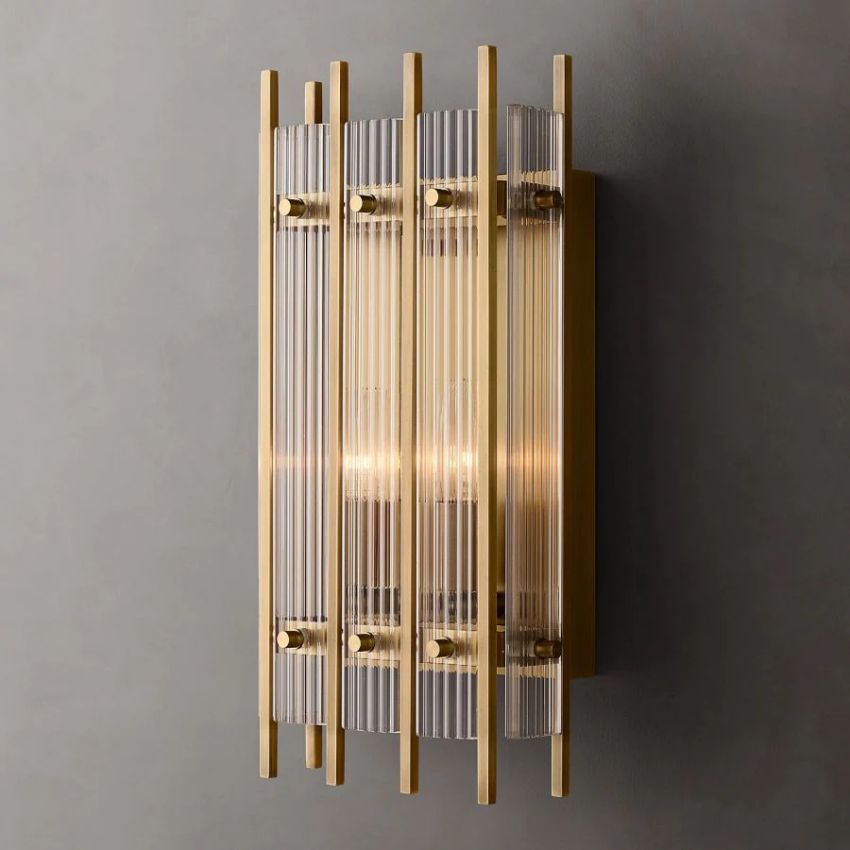Sofile Glass Rectangle Sconce 17 26