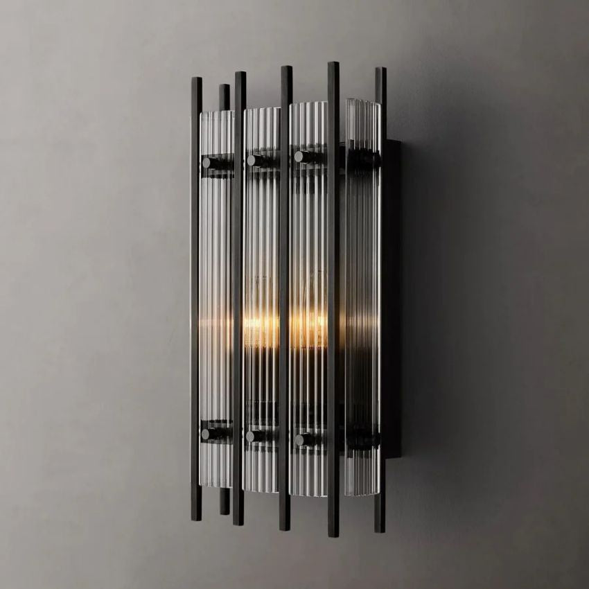 Sofile Glass Rectangle Sconce 17 26