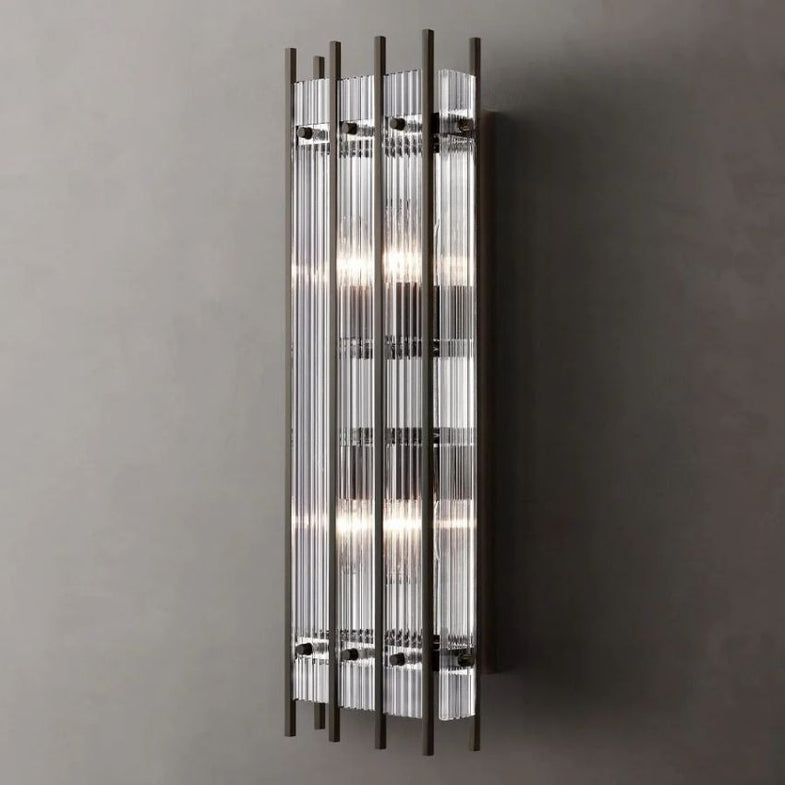 Sofile Glass Rectangle Sconce 17 26