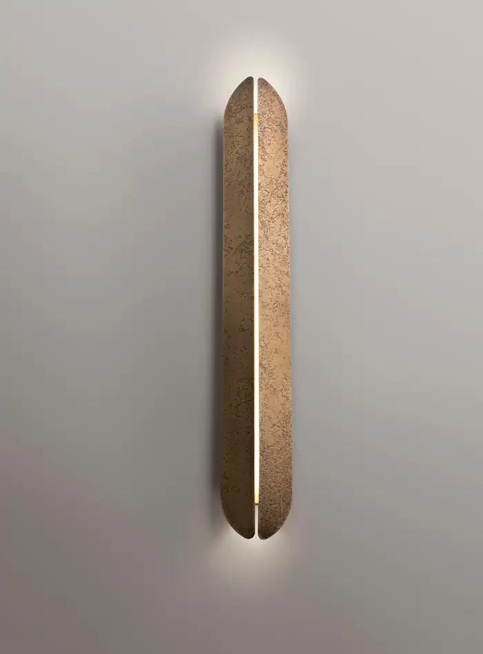 DeCastelli AARE Large LED Wall Light in H8 Brass by Alexander Purcell Rodrigues