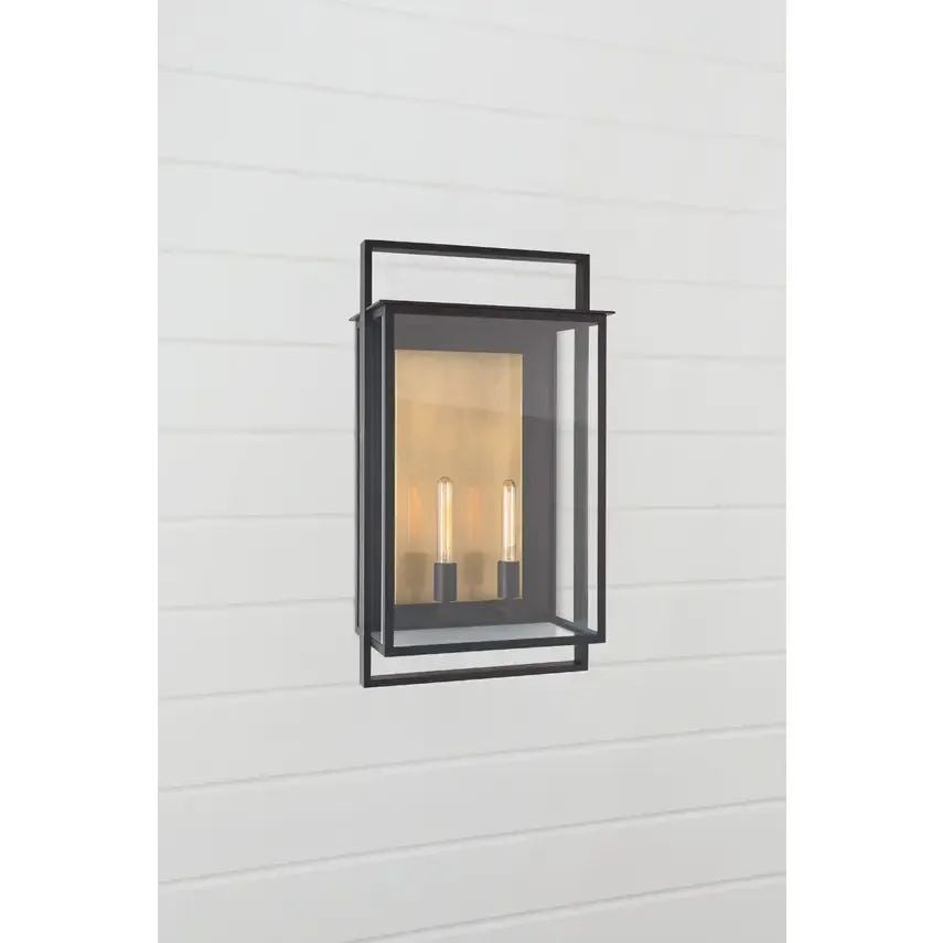 Fenton 2-Light Lantern Wall Sconce Outdoor