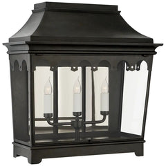 Dailey Classic Wide 3/4 Lantern Wall Sconce Outdoor
