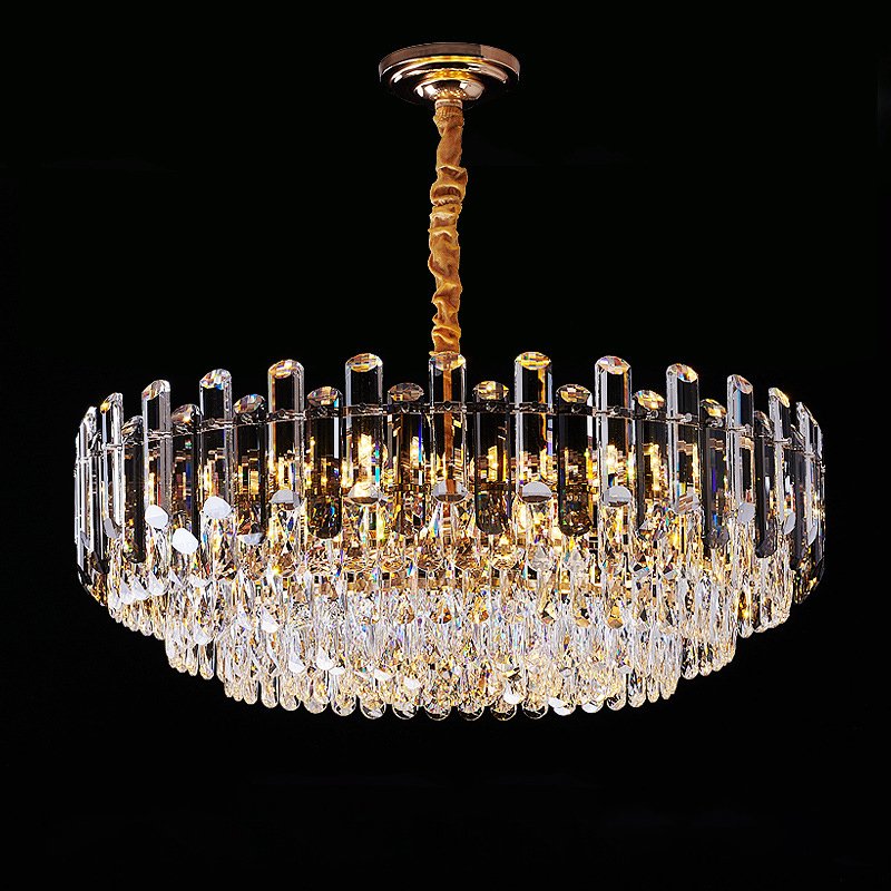 Modern crystal chandelier. restaurant crystal lamp