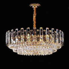 Modern crystal chandelier. restaurant crystal lamp