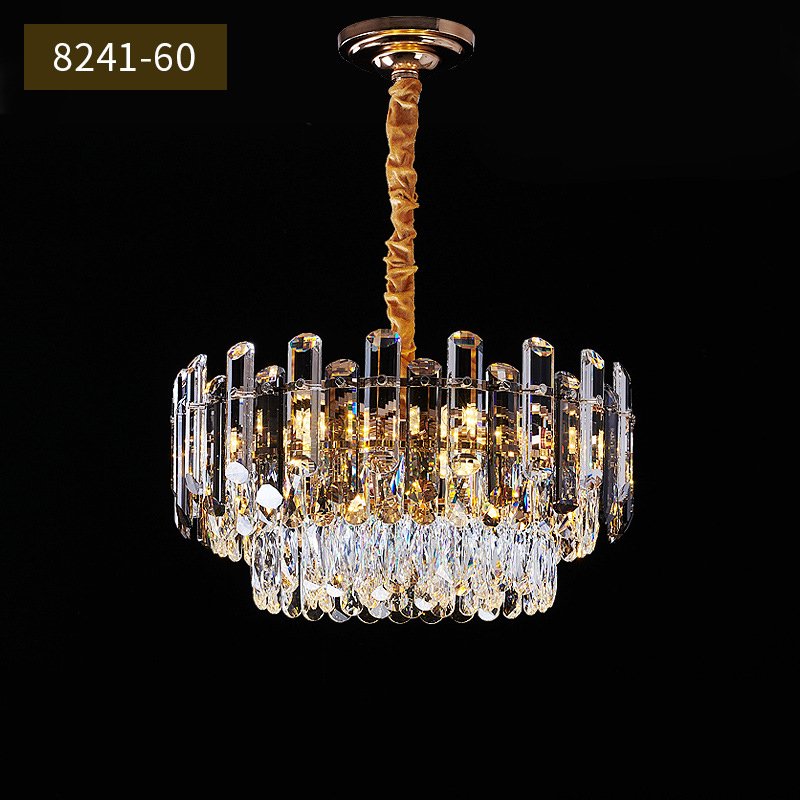 Modern crystal chandelier. restaurant crystal lamp