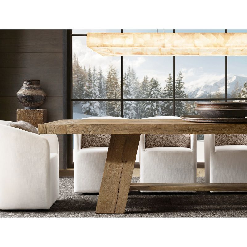 Riveage Rectangular Calcite Chandelier 54