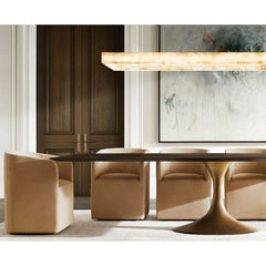 Riveage Rectangular Calcite Chandelier 54