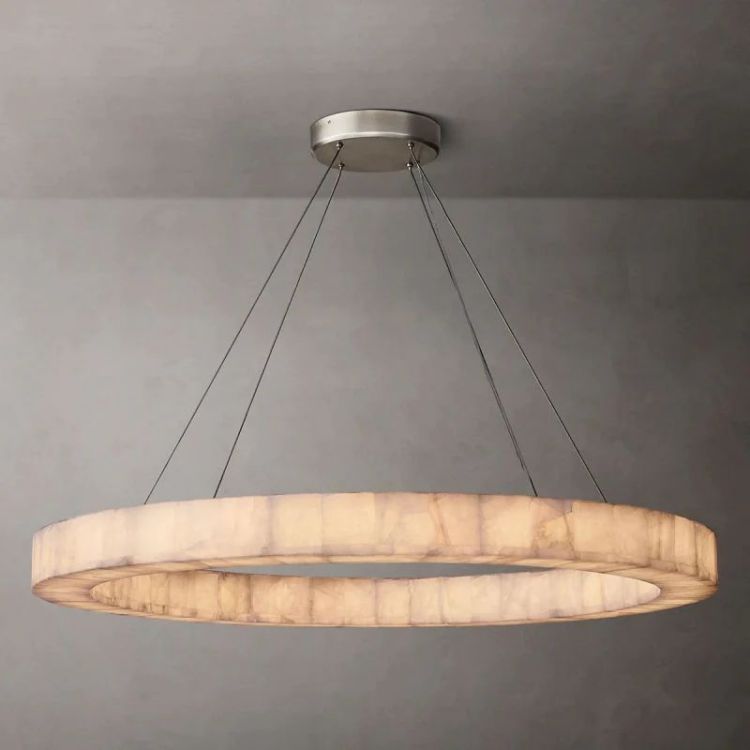 Riveage Calcite Round Chandelier