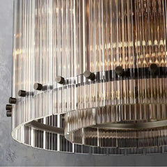 Marcia Glass Round Chandelier D48