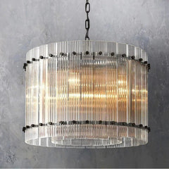 Marcia Glass Round Chandelier D22