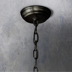 Marcia Glass Round Chandelier D48