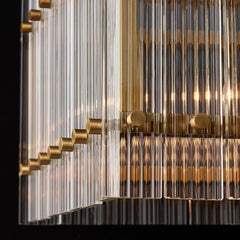 Marcia Glass Rectangular Chandelier 72