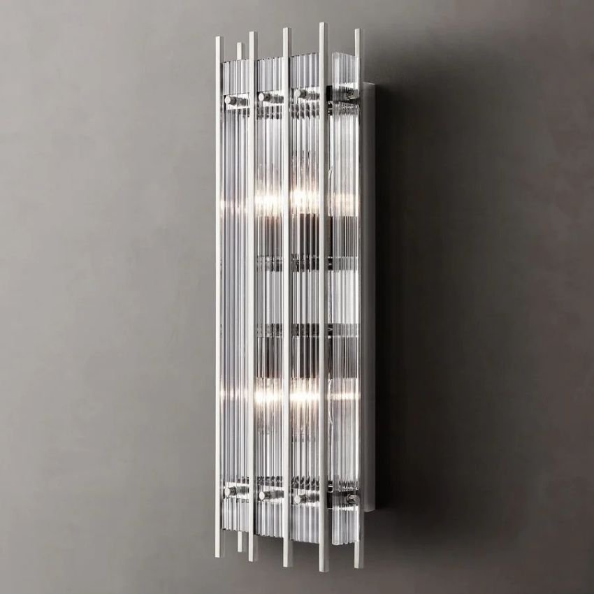Sofile Glass Rectangle Sconce 17 26