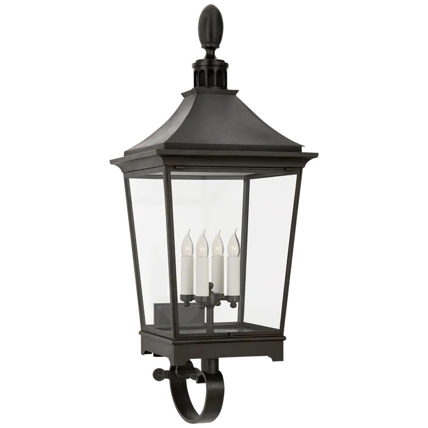 Dailey Classic large Lantern Wall Sconce Outdoor