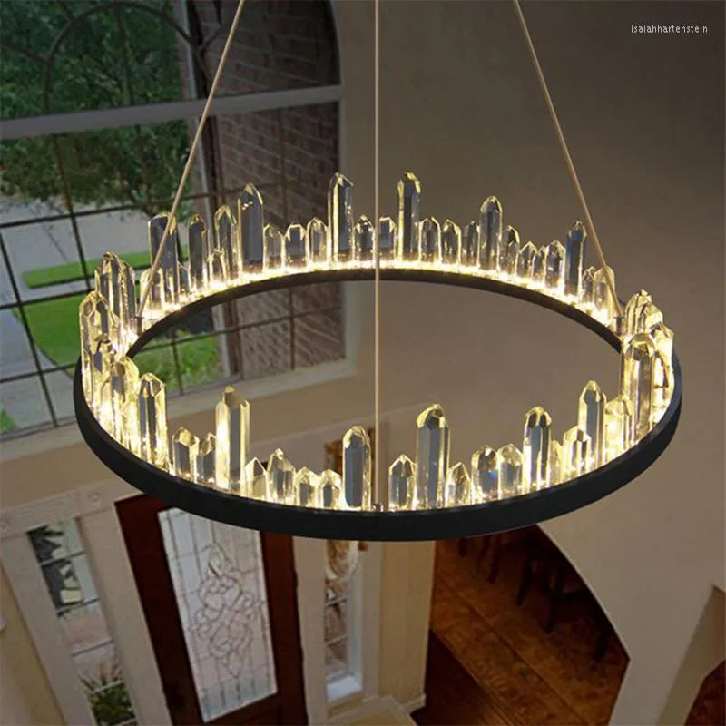 Letitia Crystal Ring Chandelier