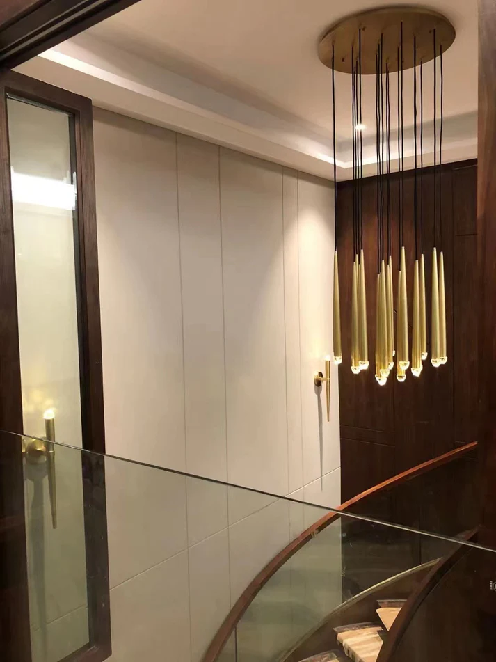 Artemis Round Tapered Tubular Chandelier 48