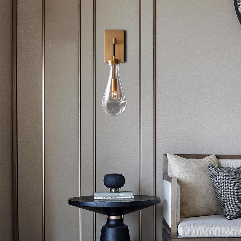 Raindrop Sconce VintageBrass