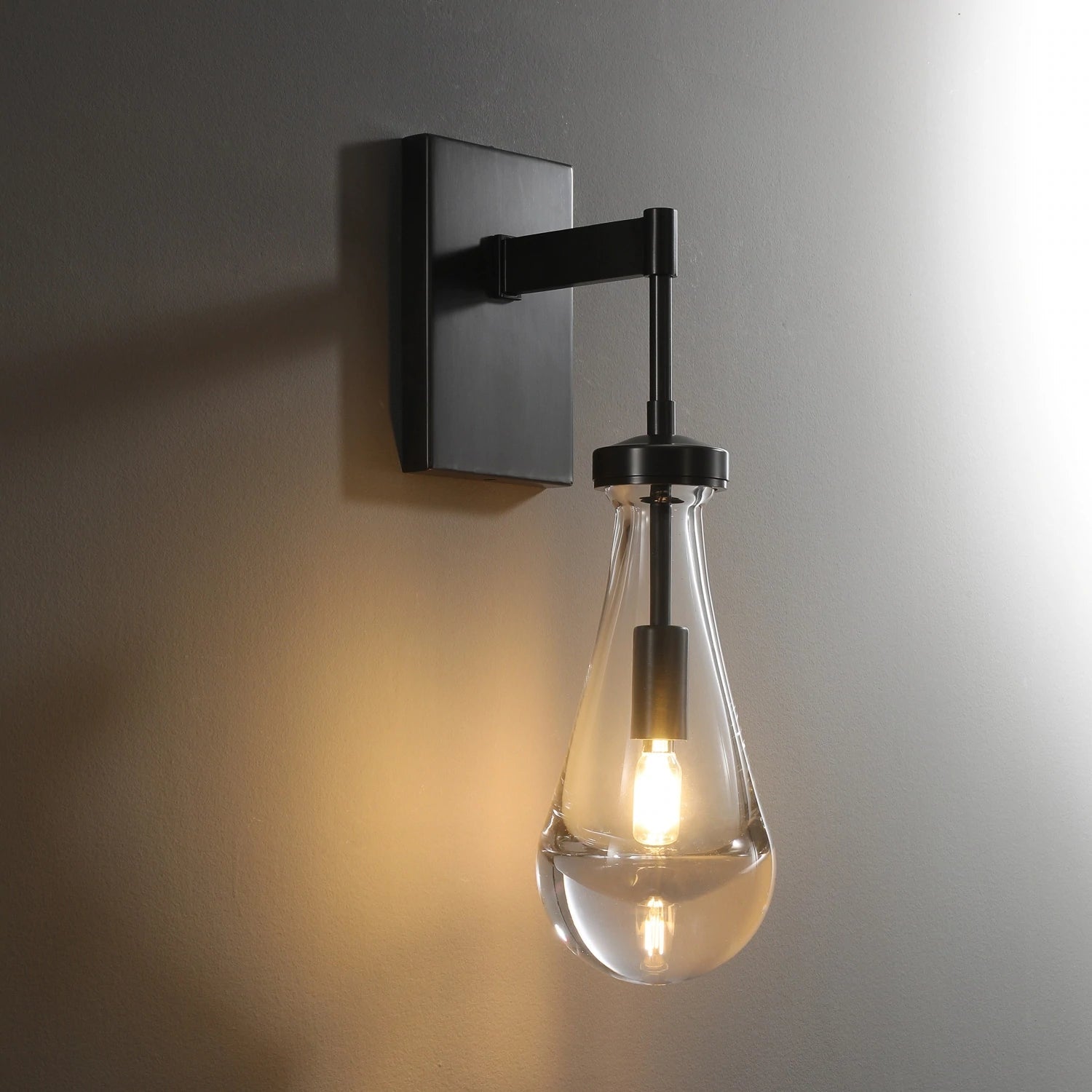 Raindrop Sconce MattBlack