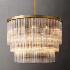 Cielo Three-Tier Round Chandelier 48
