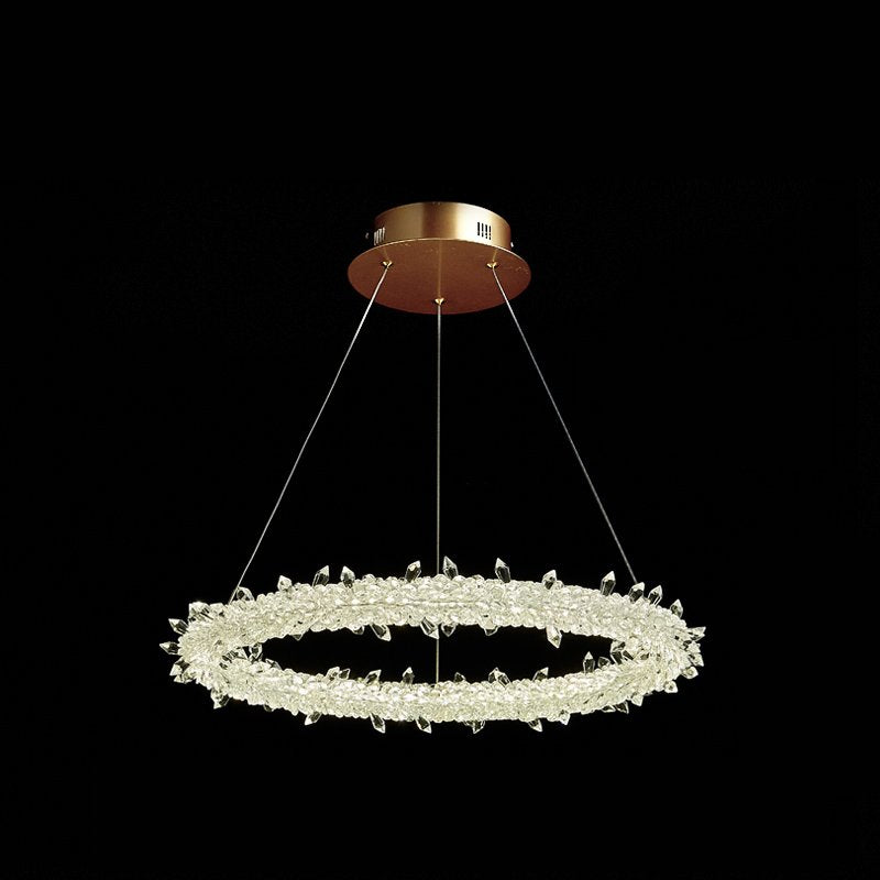 Crystal garland chandelier
