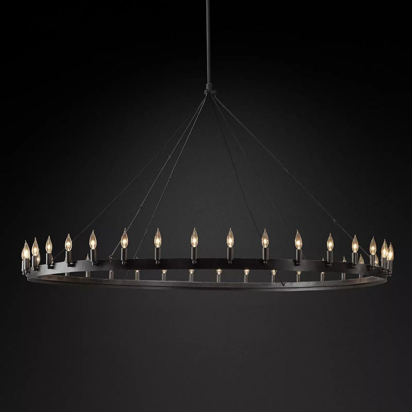 Vintage Round Chandelier