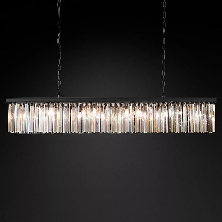 Eloise Modern Crystal Rectangular Chandelier