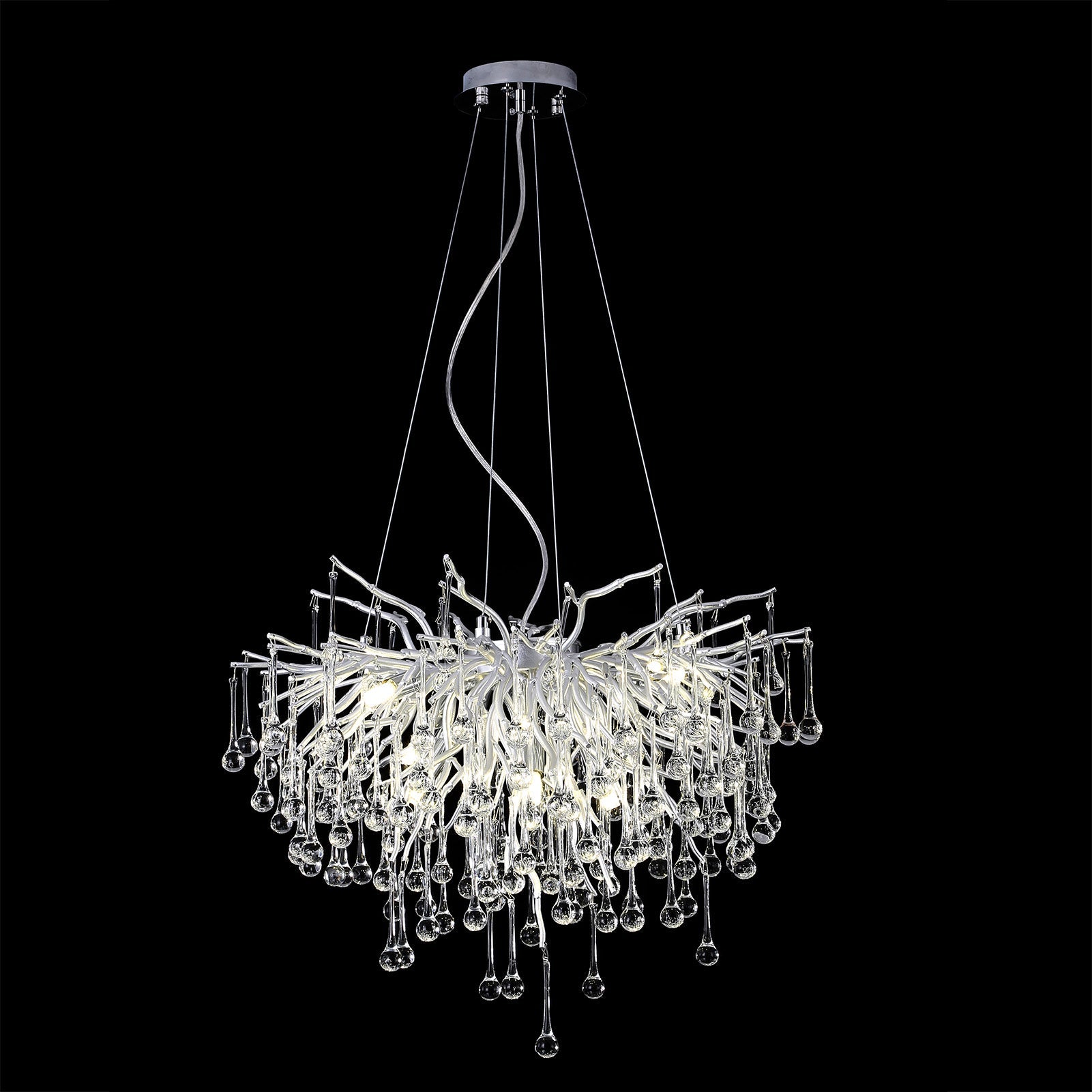 Modern Crystal Branch Raindrop Chandelier