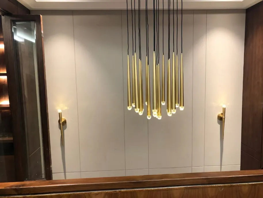 Artemis Round Tapered Tubular Chandelier 48