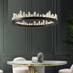 Letitia Crystal Ring Chandelier
