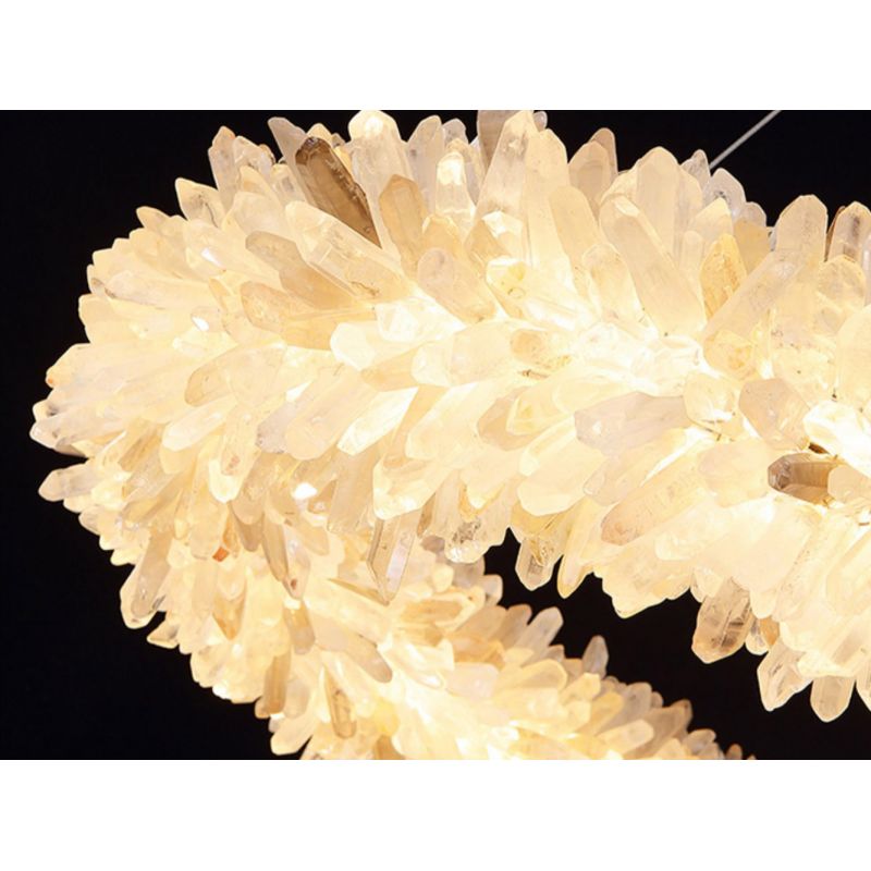 Edolie Crystal Halo Oval Shap Chandelier