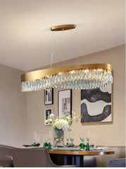 Ariana OvaL Crystal Chandelier