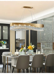 Ariana OvaL Crystal Chandelier