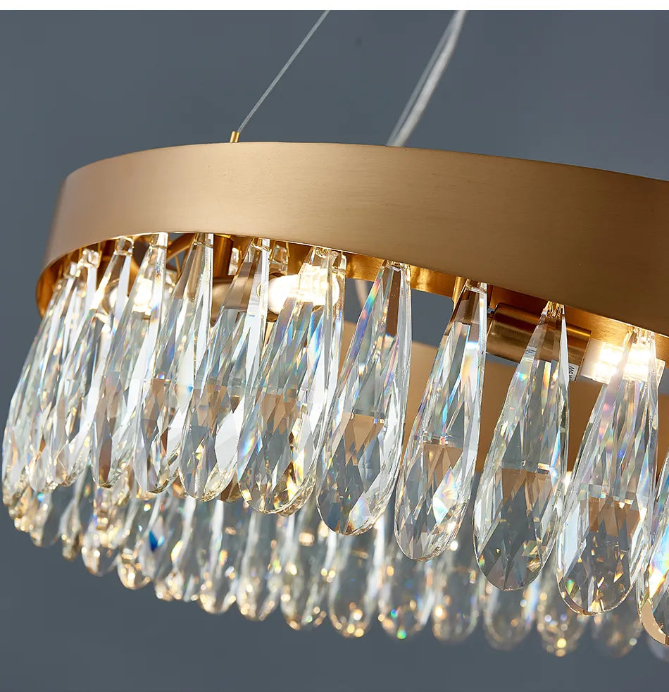 Ariana OvaL Crystal Chandelier