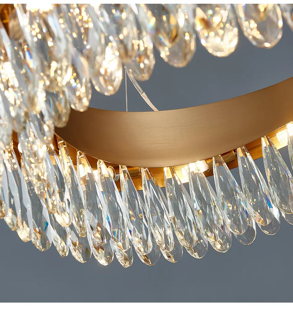 Ariana OvaL Crystal Chandelier